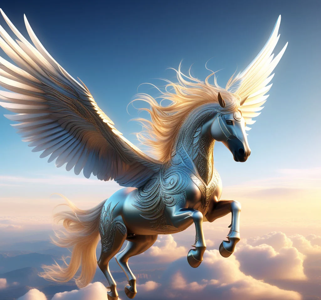 #DIA DOS MITOS – MITOLOGIA GREGA – V – PEGASUS O CAVALO ALADO