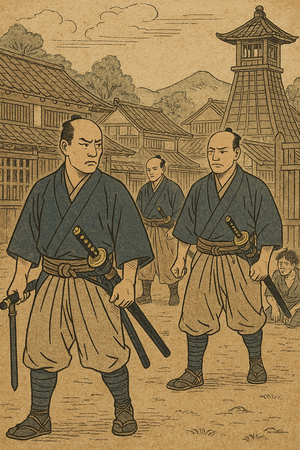 A Força Policial do Período Edo